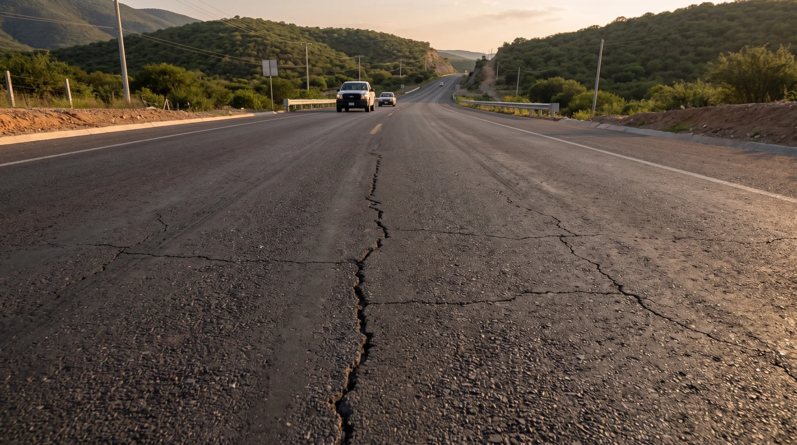 ¿Por qué se agrietan las carreteras?